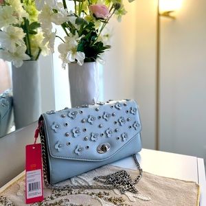 Catherine Malandrino Belle Clutch,Sky Blue